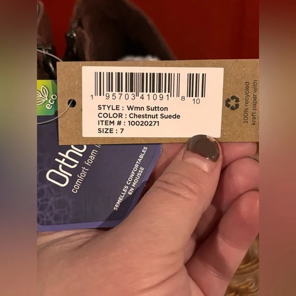 New With Tags Toms Brown Wedge Boots - Picture 8 of 9